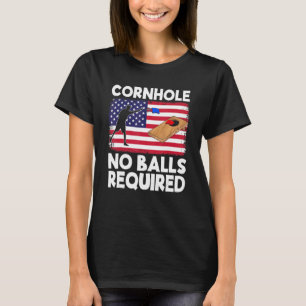 T-shirt Cornhole Pas De Boules Requises Cornouailles Team 