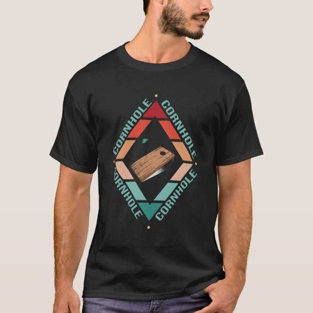 T-shirt Cornhole pour (Devant)