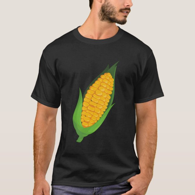 T-shirt Cornhole Pour Le Maïs Sur Le Cob (Devant)