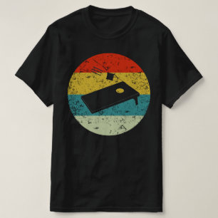 T-shirt cornhole rétro vintage silhouette les années 70