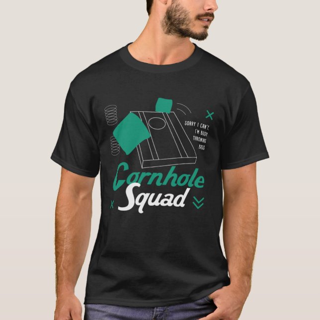 T-shirt Cornhole Squad Wilderness Dit Ironique (Devant)