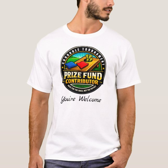 T-shirt Cornhole Tournament Prize Fund Contributor (Devant)
