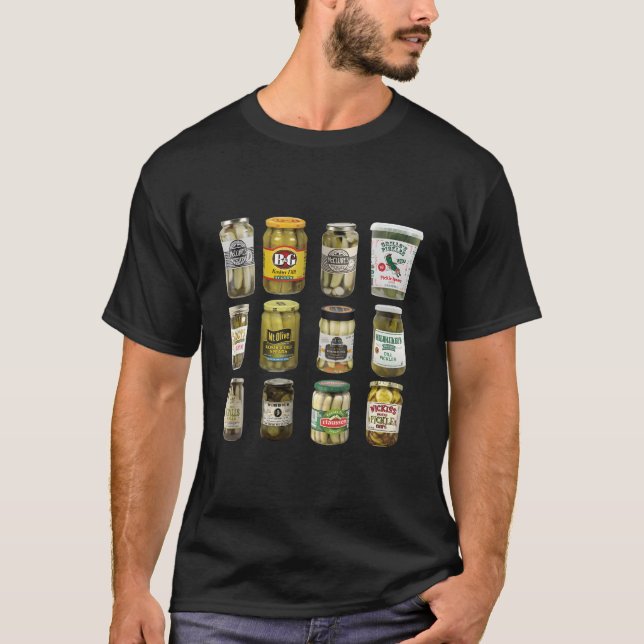 T-shirt Cornichons en conserve (Devant)