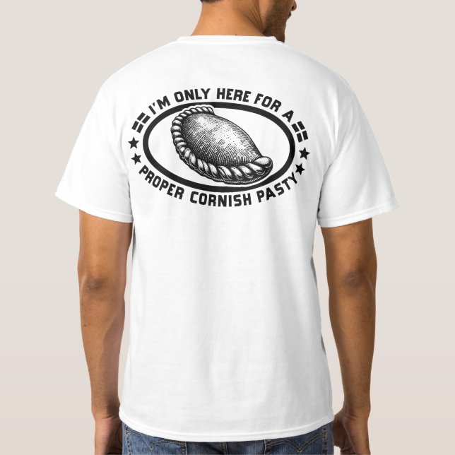 T-shirt Cornish Pasty (Dos)