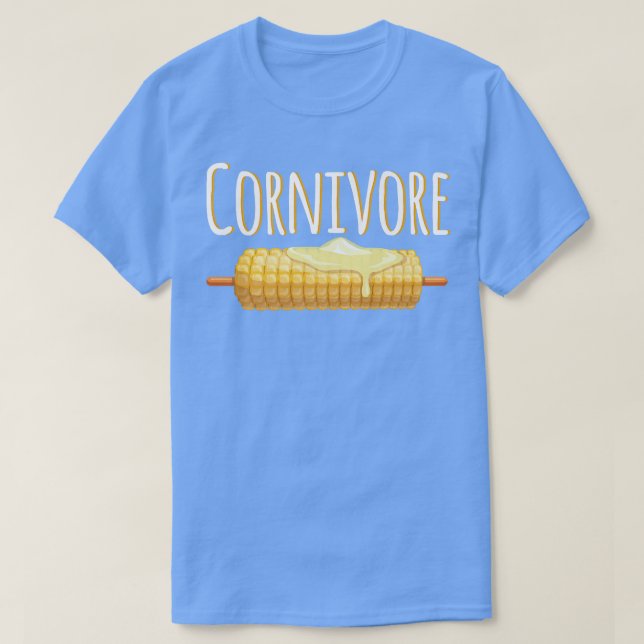 T-shirt Cornivore Corn Légumes sains (Design devant)