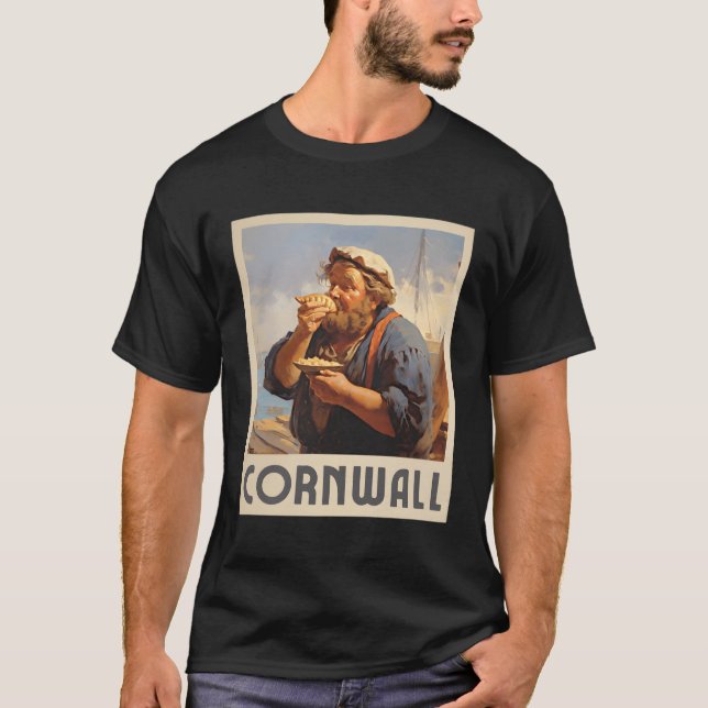T-shirt Cornouailles Manger Pasty Cornouailles (Devant)