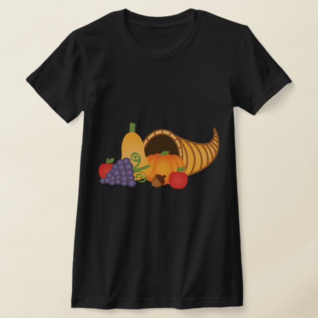 T-shirt Cornucopie aux couleurs riches (Poser)