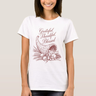 T-shirt Cornucopie d'art en ligne reconnaissant remerciant