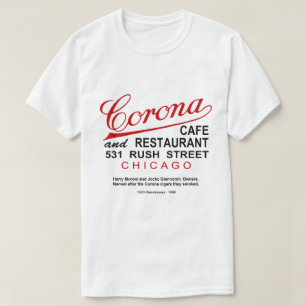 T-shirt Corona Café et Restaurant, Chicago, IL