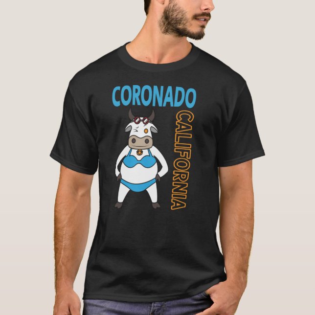 T-shirt Coronado Vacances en famille (Devant)