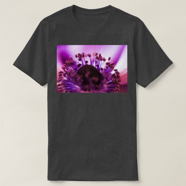 T-shirt coronaire d'anémone (Design devant)