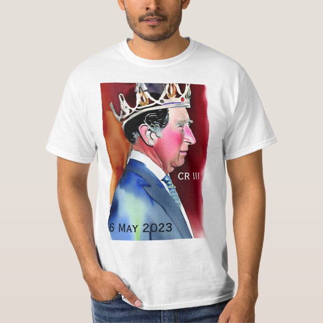 T-shirt Coronation du roi Charles III (Devant)