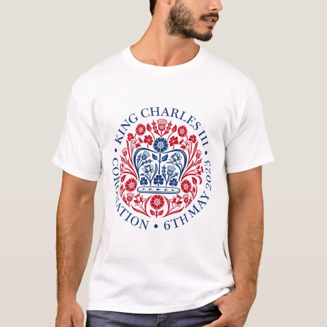 T-shirt Coronation du roi Charles III (Devant)