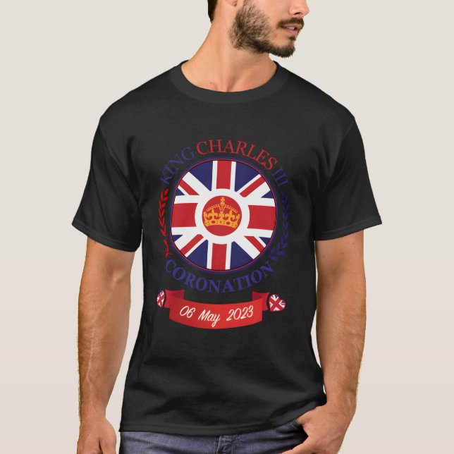 T-shirt Coronation du roi Charles Iii (Devant)