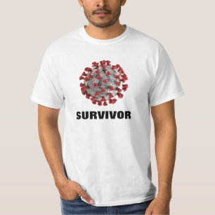 T-shirt Coronavirus / CVID-19 Survivant