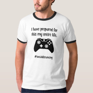 T-shirt Coronavirus Funny Shirt - jeu vidéo que je prépa