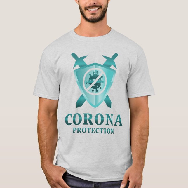 T-shirt Coronavirus Mens Tee (Devant)