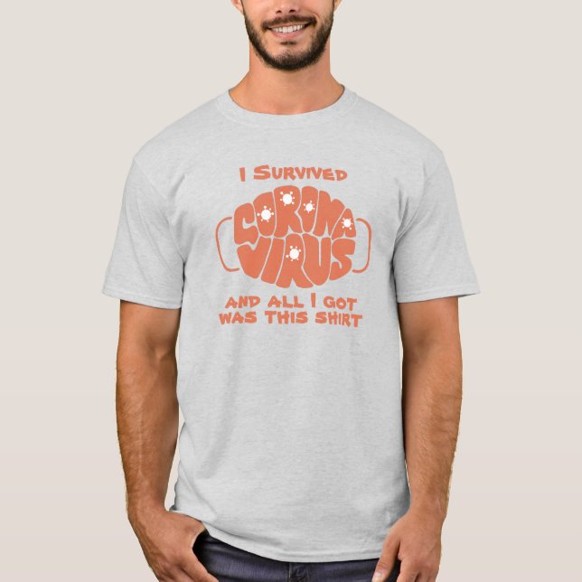 T-shirt Coronavirus - Mens Tee (Devant)