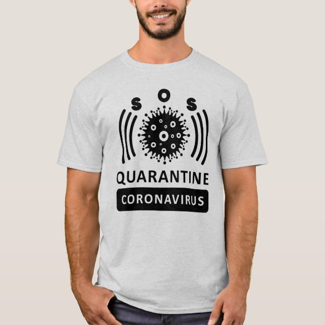 T-shirt Coronavirus Mens Tee (Devant)