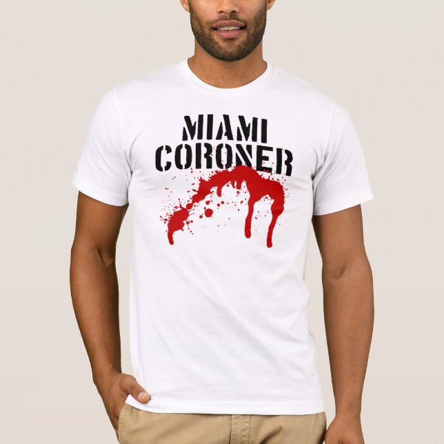 T-shirt Coroner de palladium de métro de Miami (Devant)