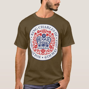 T-SHIRT CORONNEMENT KING CHARLES III BRITISH SOUVENIR
