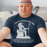 T-shirt Corps amusant d'un Dieu égyptien Thoth Graphisme<br><div class="desc">Ce drôle de tee graphique est parfait pour tous les papa qui n'ont peut-être pas le physique d'un dieu, mais plus que compenser avec leur sens corné de l'humour. Ce t-shirt présente le slogan C'EST LE CORPS D'UN DIEU en gros caractères au-dessus de mon illustration du dieu égyptien antique Thoth....</div>