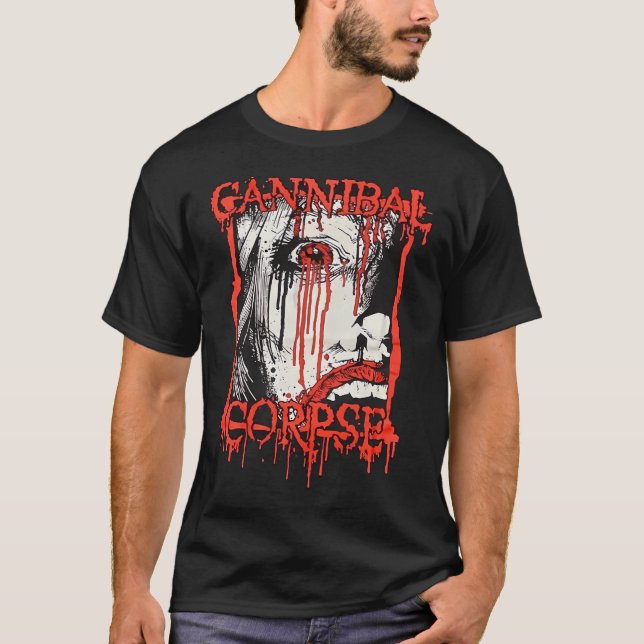 T-shirt corps cannibale top groupe (Devant)
