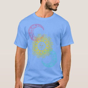 T-shirt Corps céleste Galaxy Sun Moon Stars Espace extra-a