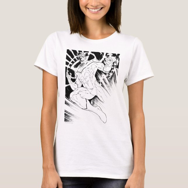T-shirt Corps de lanternes blanches (Devant)