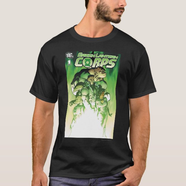 T-shirt Corps de lanternes vertes (Devant)