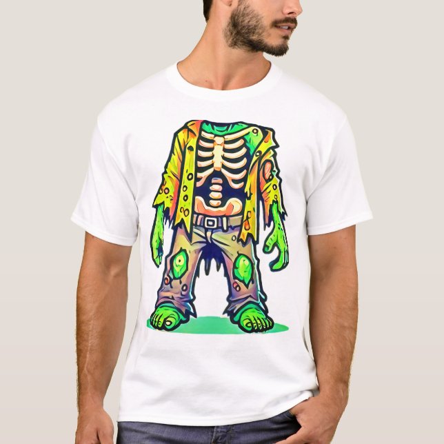 T-shirt Corps de zombie (Devant)