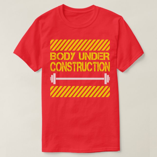 T-shirt Corps en construction (Design devant)