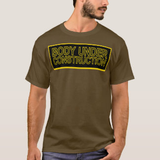 T-shirt Corps en construction Conception pour la construct