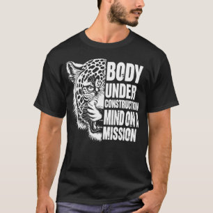 T-shirt corps en construction esprit en mission