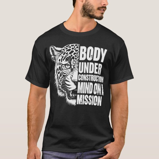 T-shirt corps en construction esprit en mission (Devant)