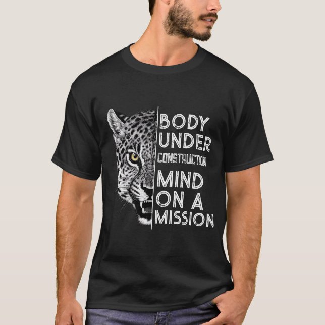 T-shirt Corps en construction, esprit en mission (Devant)