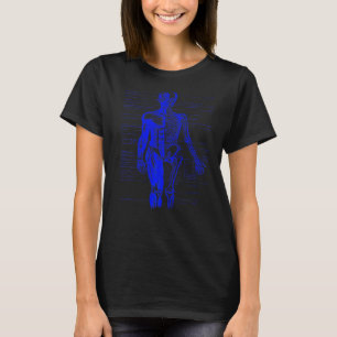 T-shirt Corps humain Muscle Anatomie Docteur Infirmière Bl