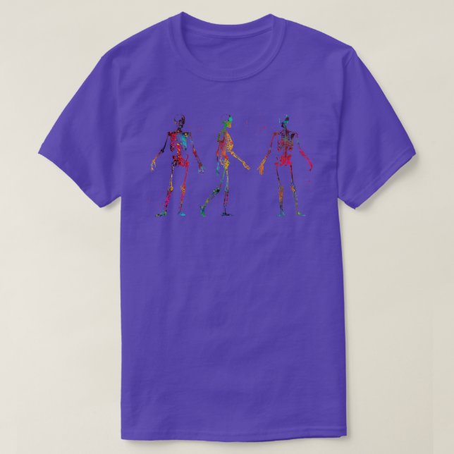 T-shirt Corps humain Skeleton 2 (Design devant)