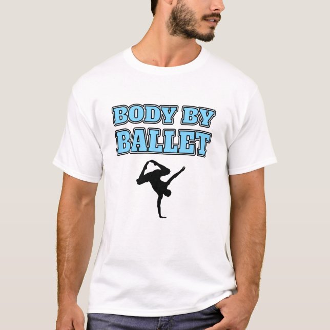 T-shirt Corps masculin de danseur par ballet (Devant)