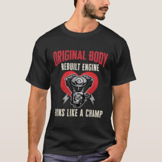 T-shirt Corps original reconstruit Moteur de greffe cardia