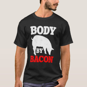 T-shirt Corps Par Bacon Keto Diet Kétose Thérapie Kétogène
