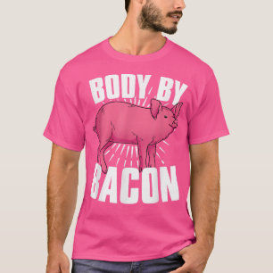 T-shirt Corps Par Bacon Porc Lover Drôle Foodie Cochon Bac