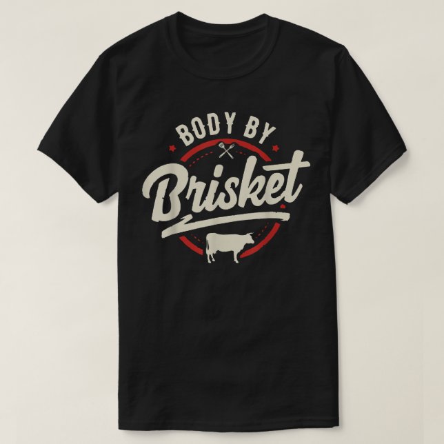 T-shirt Corps Par Brisket Jardin Cuisine BBQ Grill (Design devant)