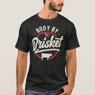 T-shirt Corps Par Brisket Jardin Cuisine BBQ Grill