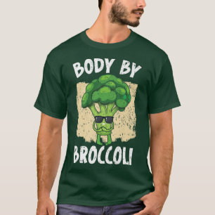 T-shirt Corps par Broccoli Vegan Lover Vegetable Veg sain