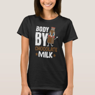 T-shirt Corps Par Chocolat Lait Alimentation Alimentaire A