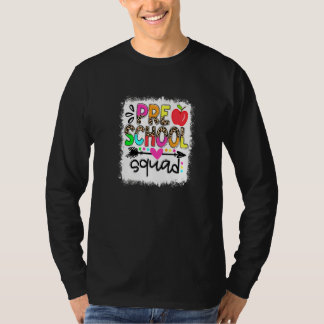 T-shirt Corps préscolaire blanchi Boho Vie de l'enseignant