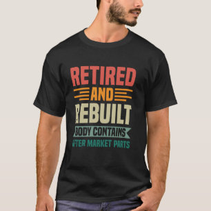 T-shirt Corps retraité et reconstruit contient une pièce a