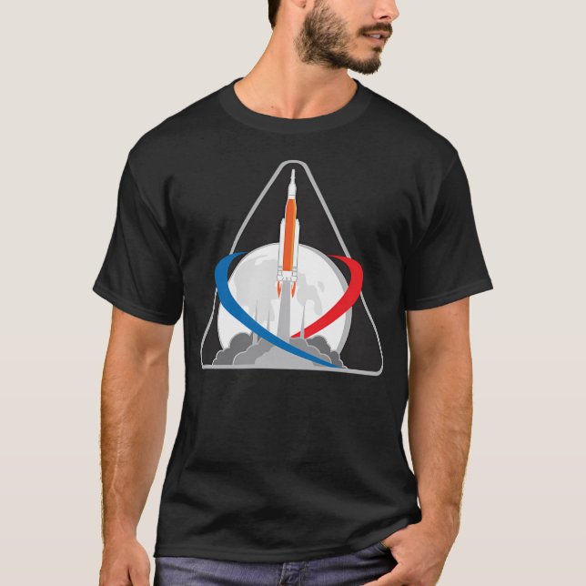 T-shirt Correctif de mission Nasa Artemis 1 (Devant)