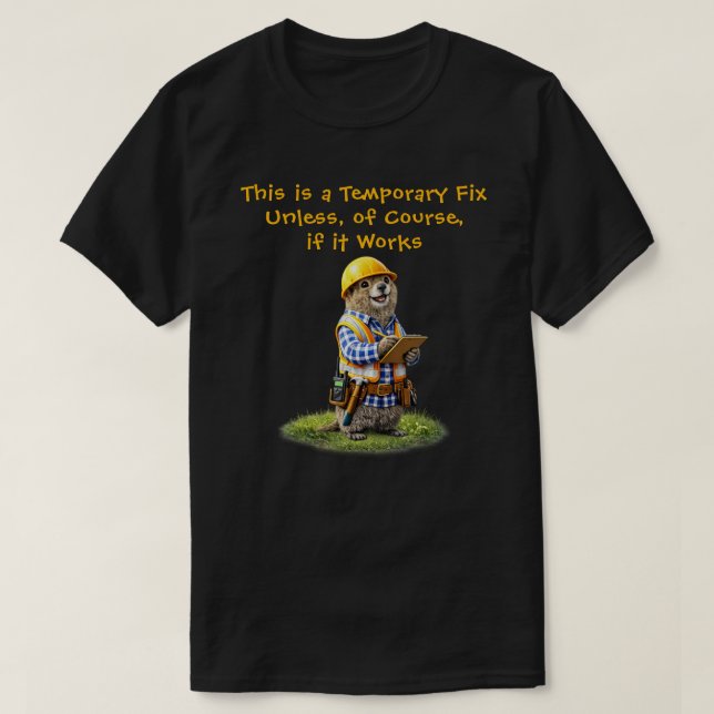 T-shirt "Correctif temporaire" (Design devant)